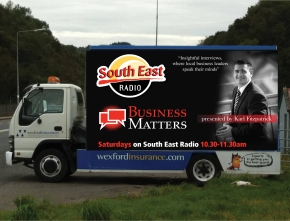Karl Fitzpatrick Business Matters Mobile Advertising Livery