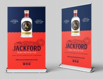 Extra Wide Pullup & Rollup Display Banners – Jackford Gin